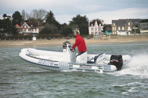 photo essai bateau pneumatique : 600 IN Lomac