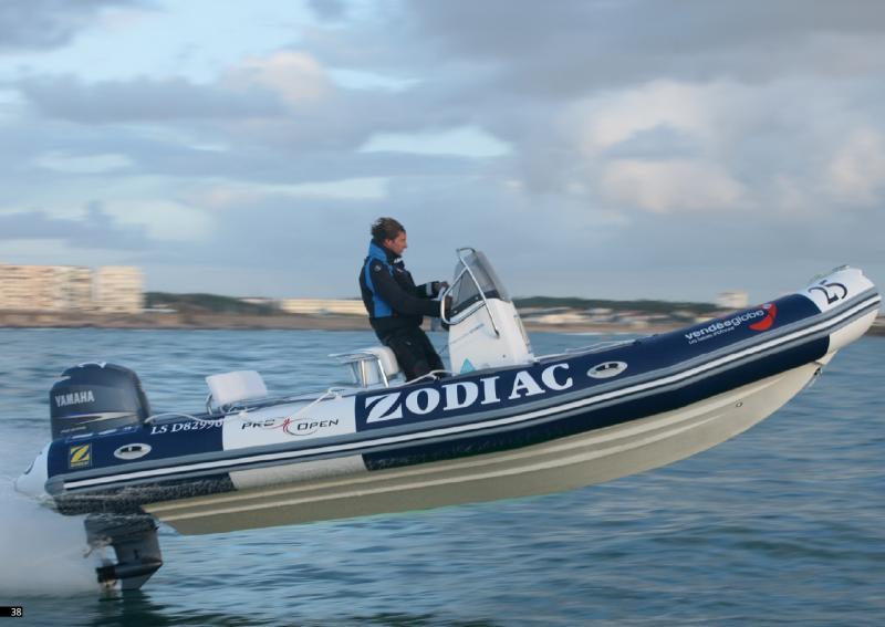 photo essai bateau pneumatique : PRO 650 Open Vendee Globe Zodiac