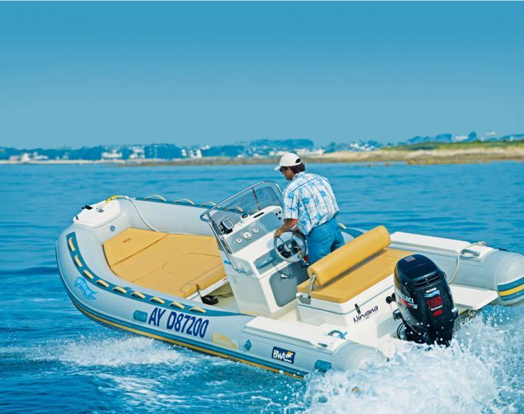 photo essai bateau pneumatique : Sixone Platinium BWA