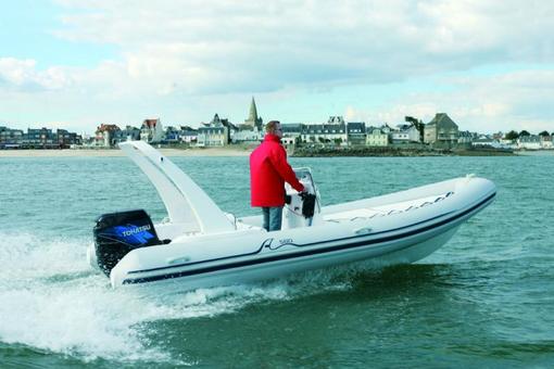 photo essai bateau pneumatique : X-Pioneer 580 Arimar