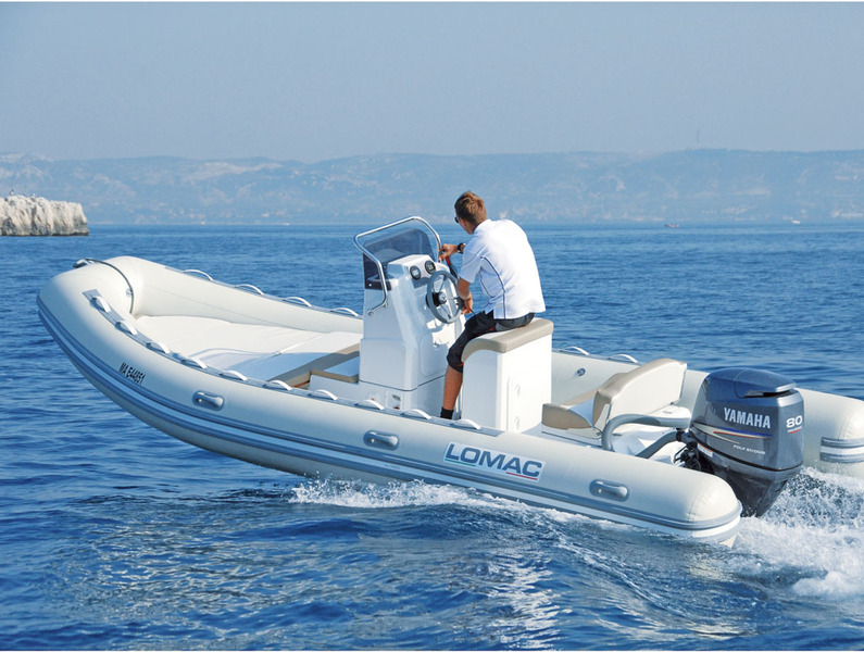 photo essai bateau pneumatique : 580 OK Lomac