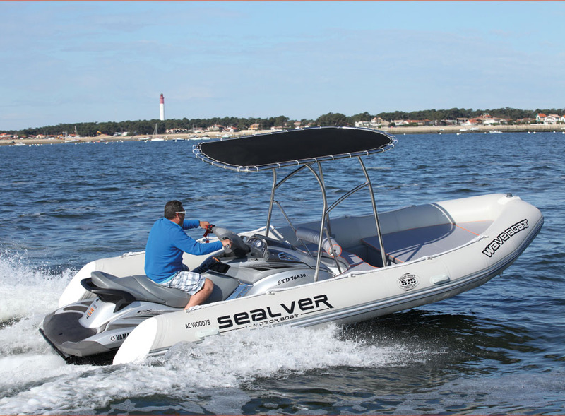 photo essai bateau pneumatique : Wave Boat 575 RIB Sealver Boat