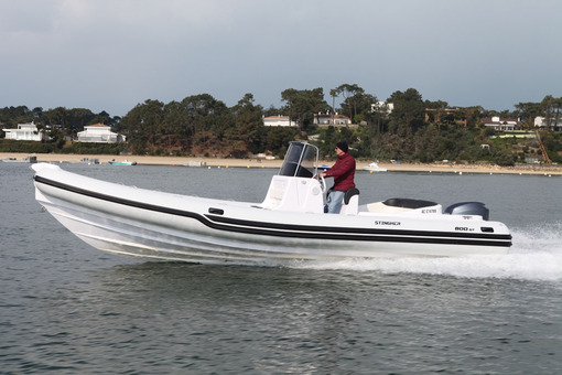 photo essai bateau pneumatique : 800 GT Stingher