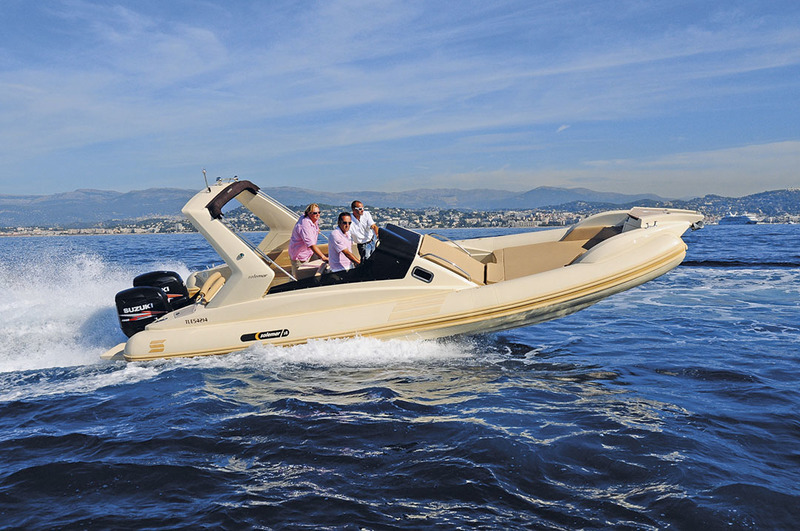 photo essai bateau pneumatique : 28 Offshore Solemar