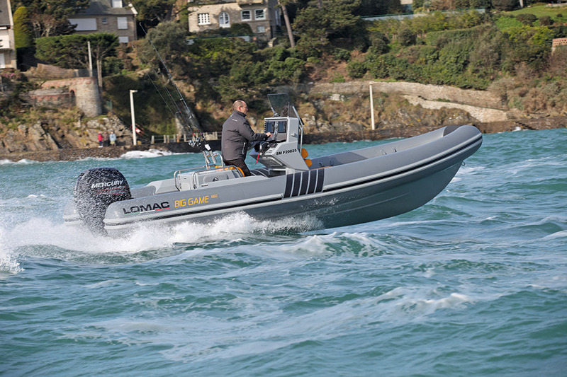 photo essai bateau pneumatique : Big Game 660 Lomac