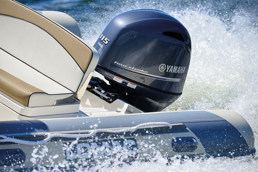 photo essai bateau pneumatique : F 115 B YAMAHA