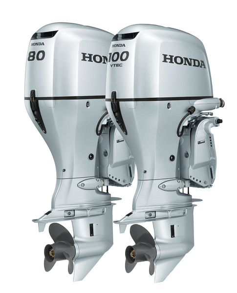 photo essai bateau pneumatique : Comparatif: HONDA BF 80 VS BF 100