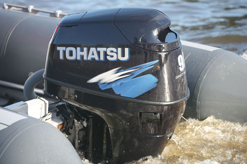 photo essai bateau pneumatique : Essai: TOHATSU 90 TLDI