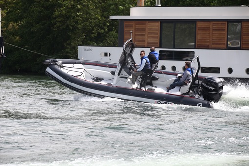 photo essai bateau pneumatique : Open 7 Zodiac