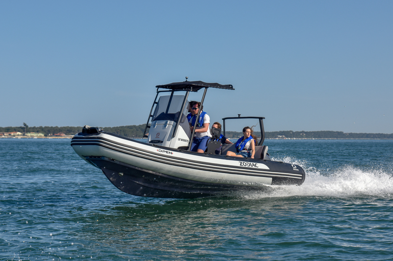 photo essai bateau pneumatique : Open 5.5 Zodiac