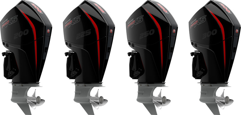 photo essai bateau pneumatique : Comparatif: MERCURY V6 Four Stroke 200 CMS  VS V8 Sea Pro 250 CMS 