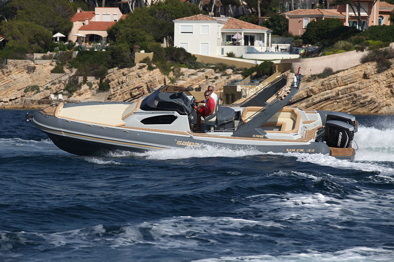 photo essai bateau pneumatique : Soleil 33 Salpa