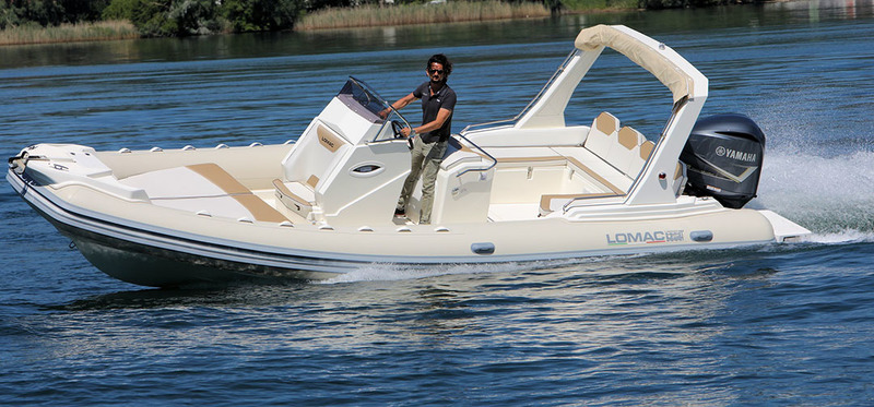 photo essai bateau pneumatique : 850 IN Lomac