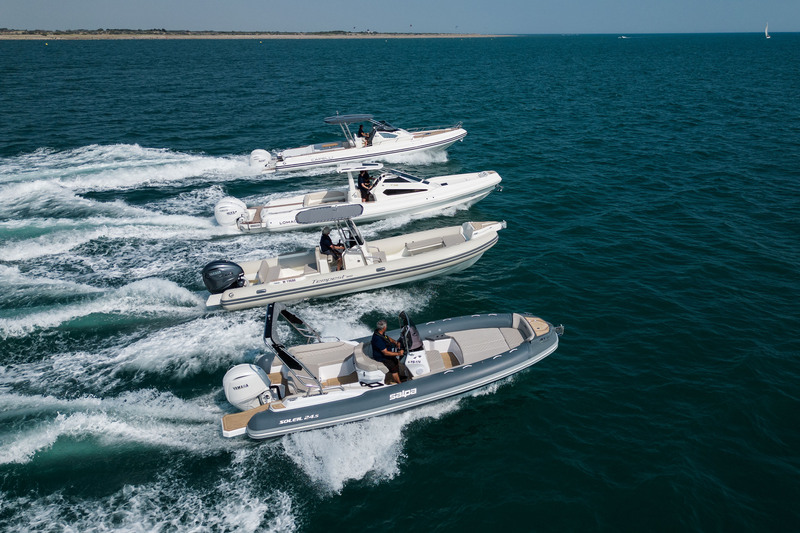 photo essai bateau pneumatique : Essai: YAMAHA XTO 400/450 & F150/F200